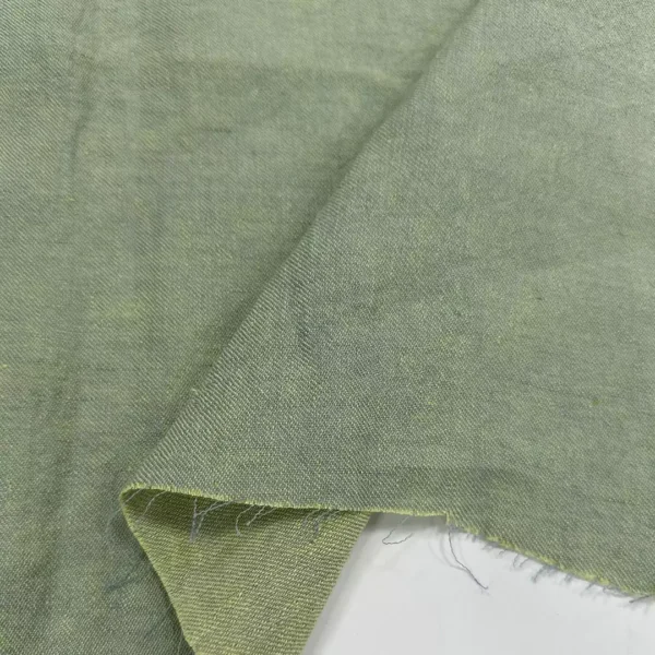 100% Linen Slub Twill Washed Fabric | 180gsm, 140cm Width - Image 2