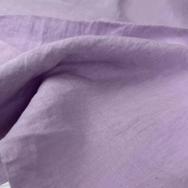 Stone-washed Hemp Fabric – Solid Color, Sustainable & Breathable (180gsm, 140cm width) - Image 3